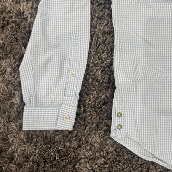 BOSS Hugo Boss Men's Checkered Shirt in Light Blue, Size L - Picture 2 of 8